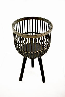 Image of Standing Rattan Pot