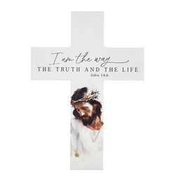 Image of The Way The Truth The Life Collection Wall Cross – The Lord Will