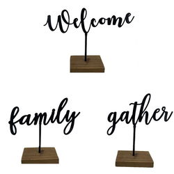 Image of 3 Asst. Standing Words