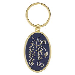 Image of Hope and a Future Blue Oval Metal Key Ring
