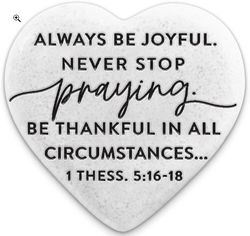 Image of Scripture Stone Hope Heart Be Joyful