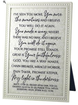 Image of Tabletop Plaque Mountain Mover