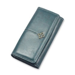 Image of Cross Clutch Wallet – Green