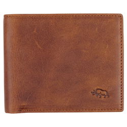 Image of Genuine Leather Wallet Rhino Armor Lt Brown
