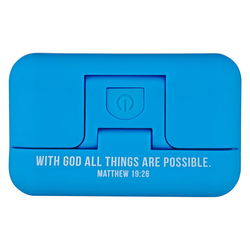 Image of Book Light Blue With God all Things are Possible Matt. 19:26