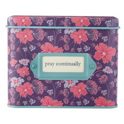 Image of Cards in Tin Pray Continually