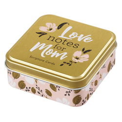 Image of Cards in Tin Love Notes for Mom