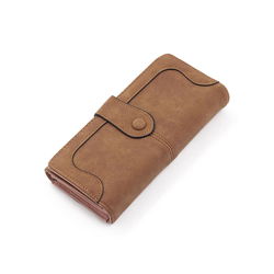 Image of Suede Clutch Wallet – Tan