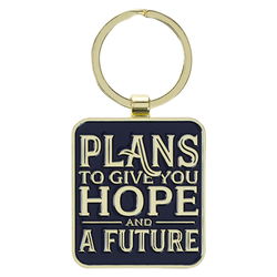 Image of Key Ring Hope & a Future Jer. 29:11