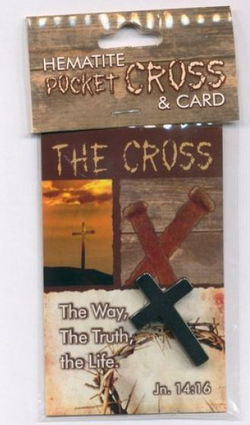Image of Rock Pocket Cross with The Cross Card
