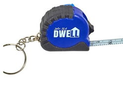 Image of Dwell Mini Tape Measure Key Chain (Abide with Me)
