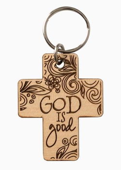 Image of God is Good All the Time Lasered Keychain