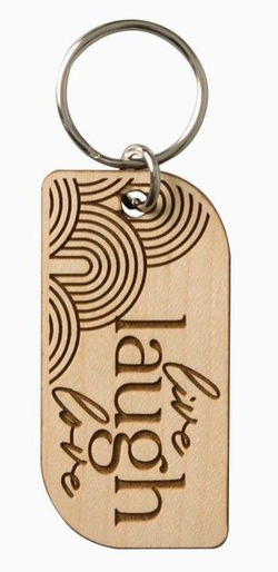 Image of Live Laugh Love – Lasered Keychain