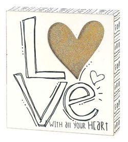 Image of PLQ TBLTP-MDF-8’Love With All