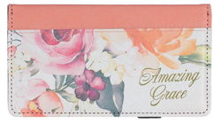 Image of Checkbook Wallet Amazing Grace Floral