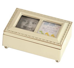 Image of Petite Music Box Noahs Ark Ivory 6X4