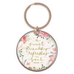 Image of Keychain Sweet Friendship Prov. 27:9