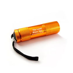 Image of LED Flashlight, Orange, The Lord Bless You, Numbers 6:24