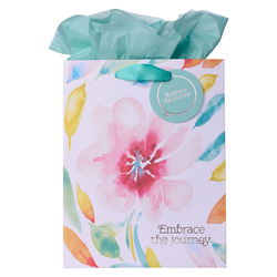 Image of Gift Bag MD Pink Daisies Embrace