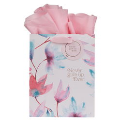 Image of Gift Bag MD Pink Petals Never Give