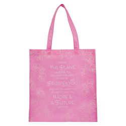 Image of Tote Pink I Know the Plans Jer. 29:11