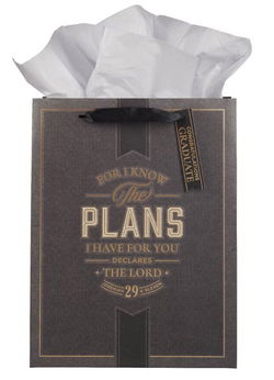 Image of Gift Bag LG Portrait I Know the Plans Jer. 29:11