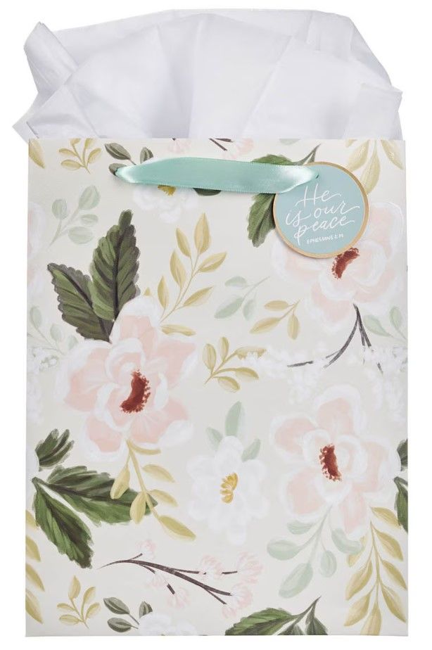 Image of Gift Bag LG Portrait He Is Our Peace Eph. 2:14