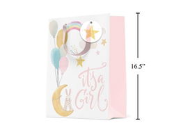 Image of Jumbo Gift Bag, It’s A Girl
