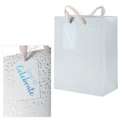 Image of Med Gift Bag, Grey  Spkle