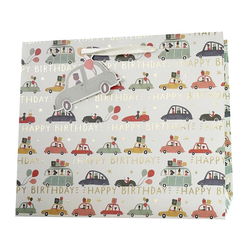 Image of Bday Cars Large Gift Bag