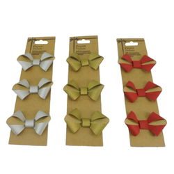Image of Paper T. 3pk Matte/Kraft Handmade Bows