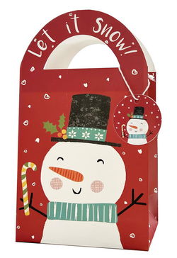 Image of Paper T. Xmas Diecut Gift Bag,  Medium, +tag