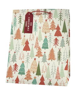 Image of Paper T. Xmas Gift Bag, Large, Matte,  j-hook + tag