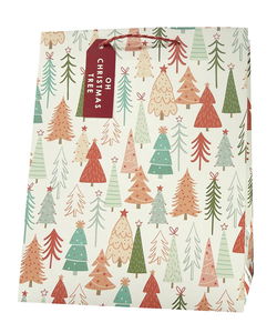 Image of Paper T. Xmas Gift Bag, Medium,  Matte, j-hook + tag
