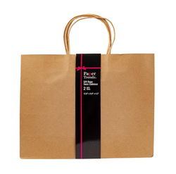 Image of 2pk Kraft Gift Bags, 12.6’x9.8’x4.3′