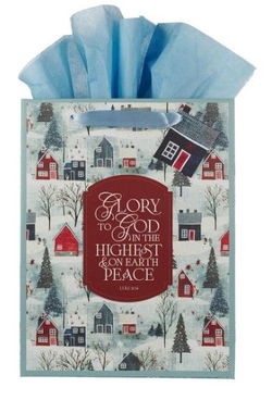 Image of Gift Bag LG Portrait Glory to God Luke 2:14