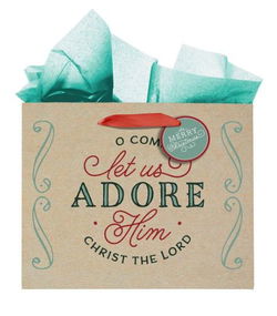 Image of Gift Bag LG Landscape Let Us Adore Him