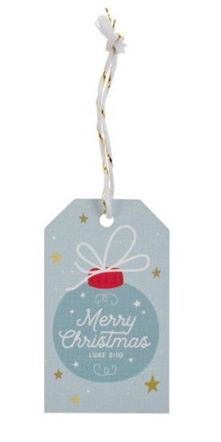 Image of Gift Tags 16pc Christmas Pastel