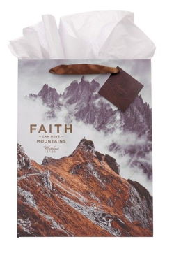 Image of Gift Bag LG Portrait Faith Mountains