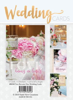 Image of Wedding Boxed Cards Two Become One