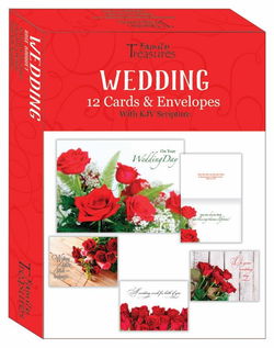 Image of Boxed Wedding Cards – Rose Bouquet