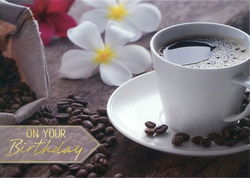 Image of Boxed Birthday Cards – Coffee