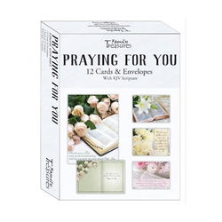 Image of Flowers With Bible Praying For You Boxed Cards