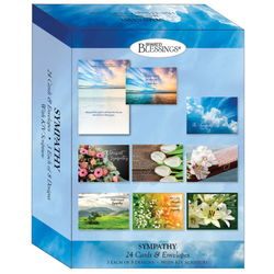 Image of Expressions of Sympathy Assort – Assorted Sympathy Cards, Box of 24