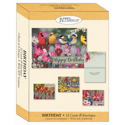 Image of Boxed Birthday Cards – Birds