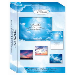 Image of Sympathy – Clouds in the Sky – Assorted Sympathy Cards, Box of 12