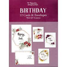 Image of Boxed Birthday Cards – Floral Frames