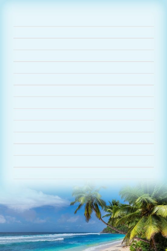 Image of Notepad: Palm Trees 4×6″ – 50 sheets – Currently unavailable – ETA 2025 sometime
