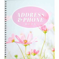 Image of Address & Phone Book – Flowers