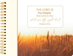 Image of Guest Book Tan The Lord is Thy Keeper